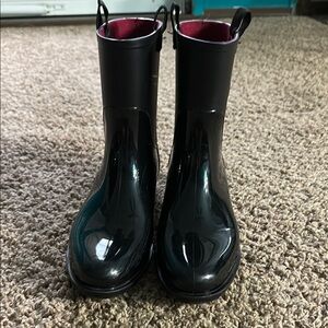 Tommy Hilfiger Black Rain Boots